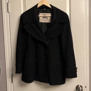 Authentic Burberry pea coat